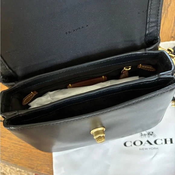 COACH Cassie 19 Leopard Print Satchel/Shoulder/Crossbody Handbag - Picture 8 of 9